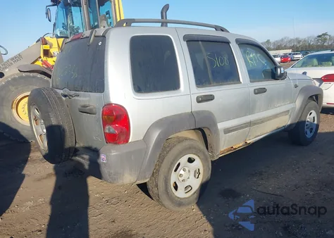 2003 Jeep Liberty Sport из США, поврежденный, VIN 1J4GL48K63W645945